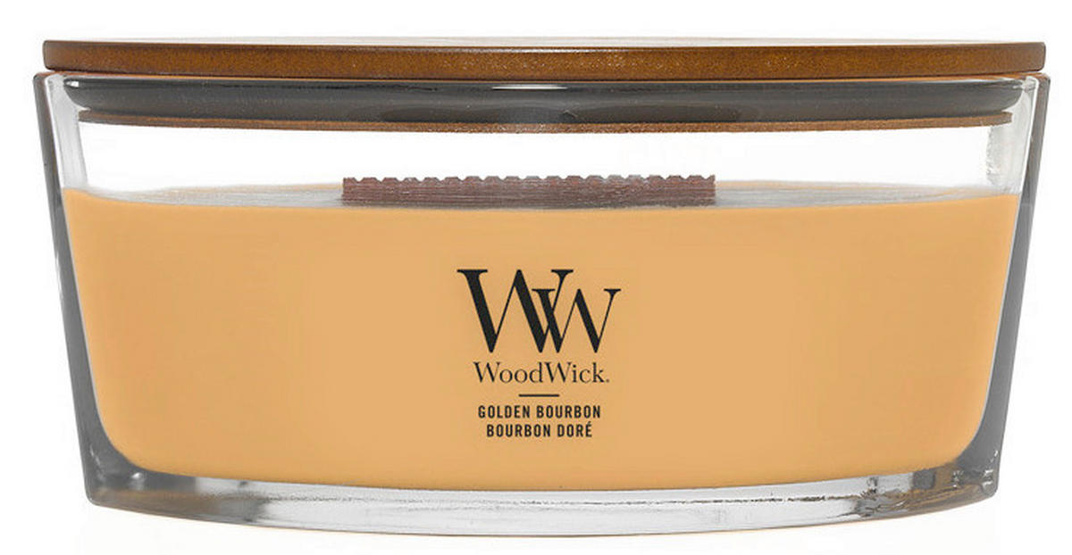 ILLATGYERTYA - áttetsző, Modern, üveg/paraffin (9/19/12cm) - WoodWick