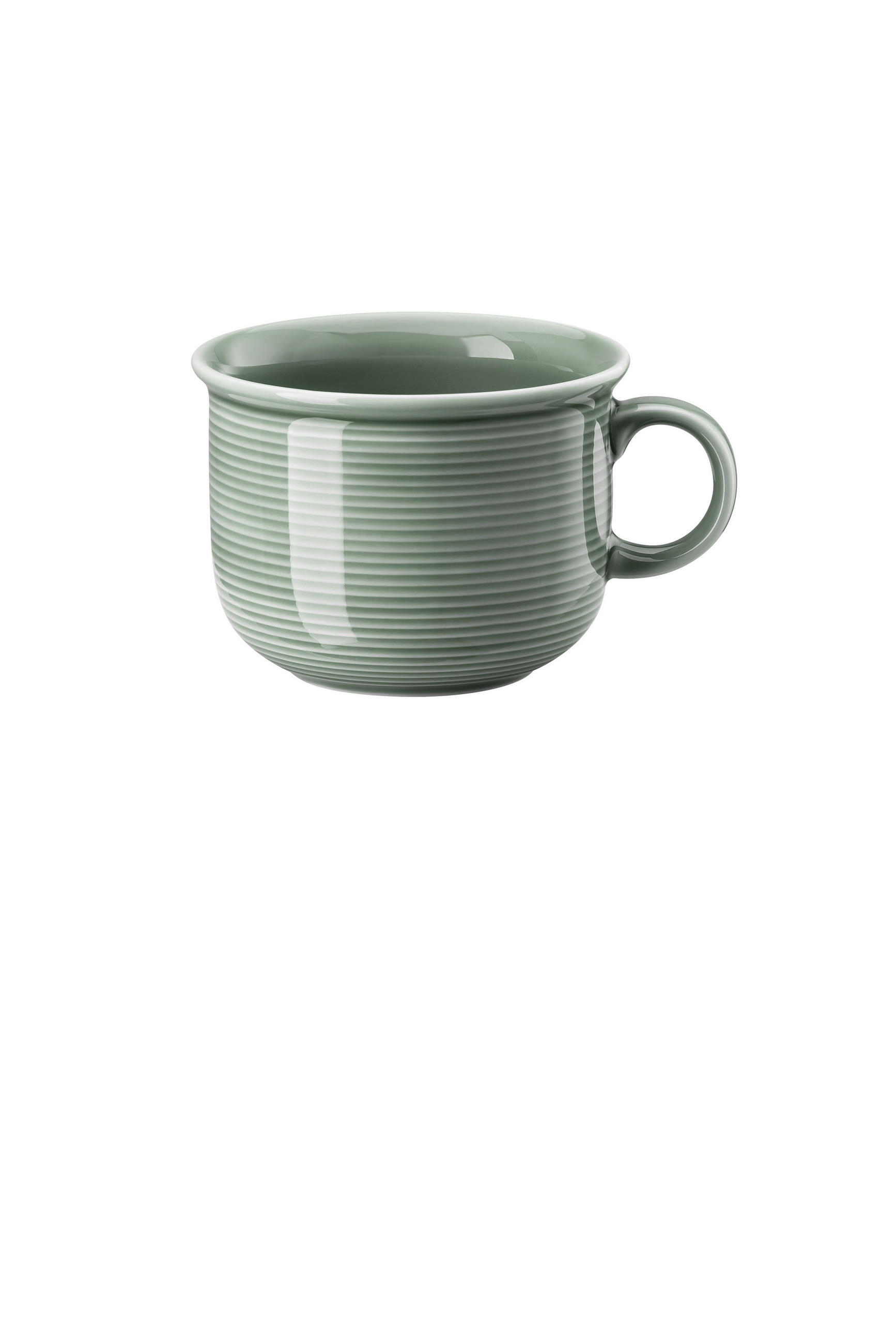 KAFFEETASSE MOSS GREEN  - Dunkelgrün, Design, Keramik (180ml) - Thomas