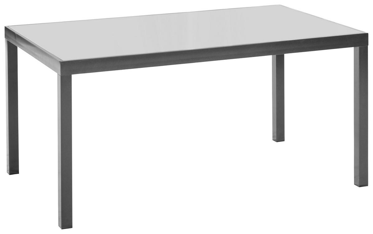 GARTENSET Aluminium  - Graphitfarben/Braun, MODERN, Textil/Metall - Gardenson