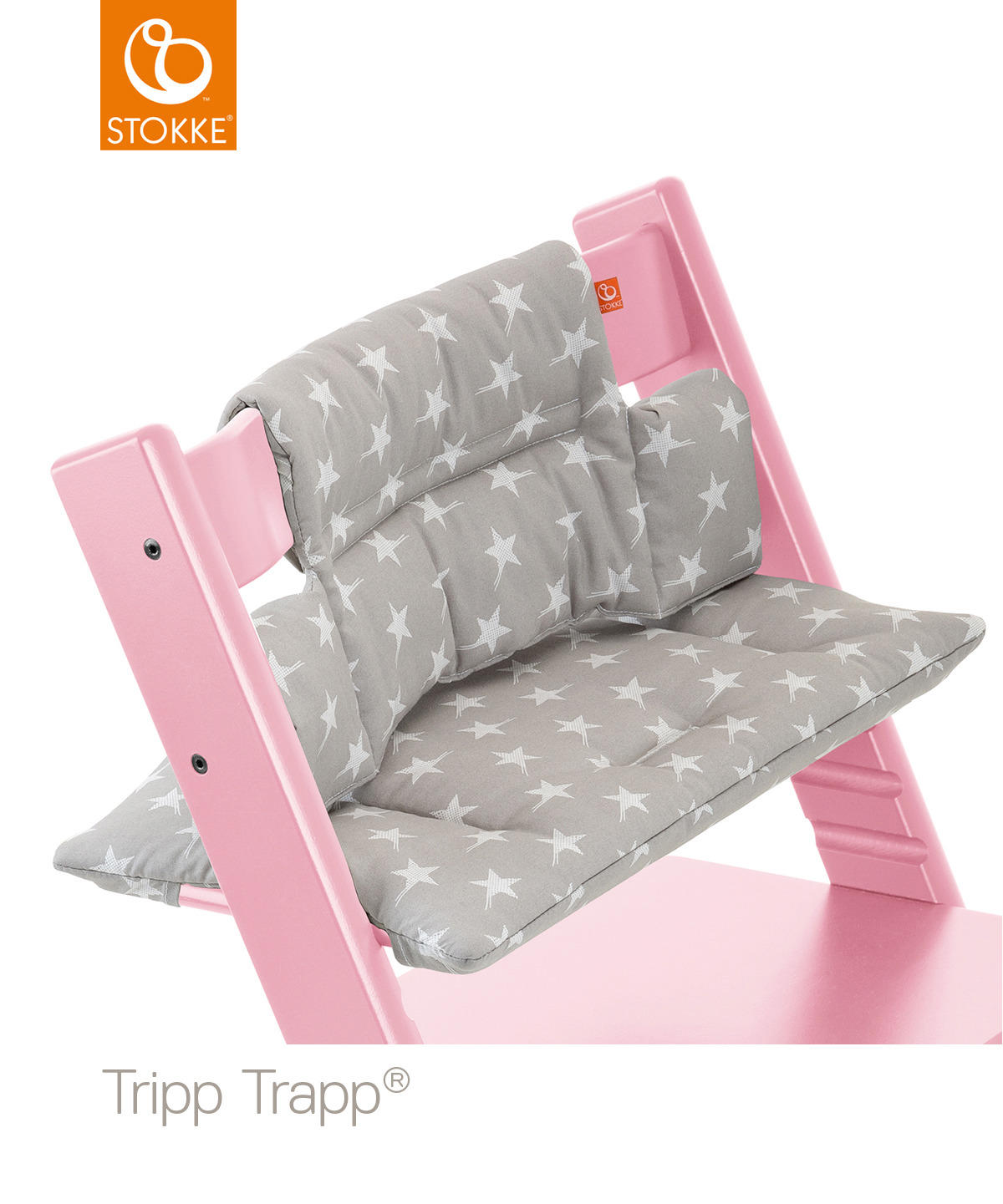 HOCHSTUHLEINLAGE Tripp Trapp Sitzkissen  - Greige/Beige, Basics, Textil (28/21/7cm) - Stokke
