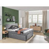 BOXSPRINGBETT 160/200 cm  in Hellgrau  - Hellgrau/Schwarz, Konventionell, Holz/Holzwerkstoff (160/200cm) - Moderano