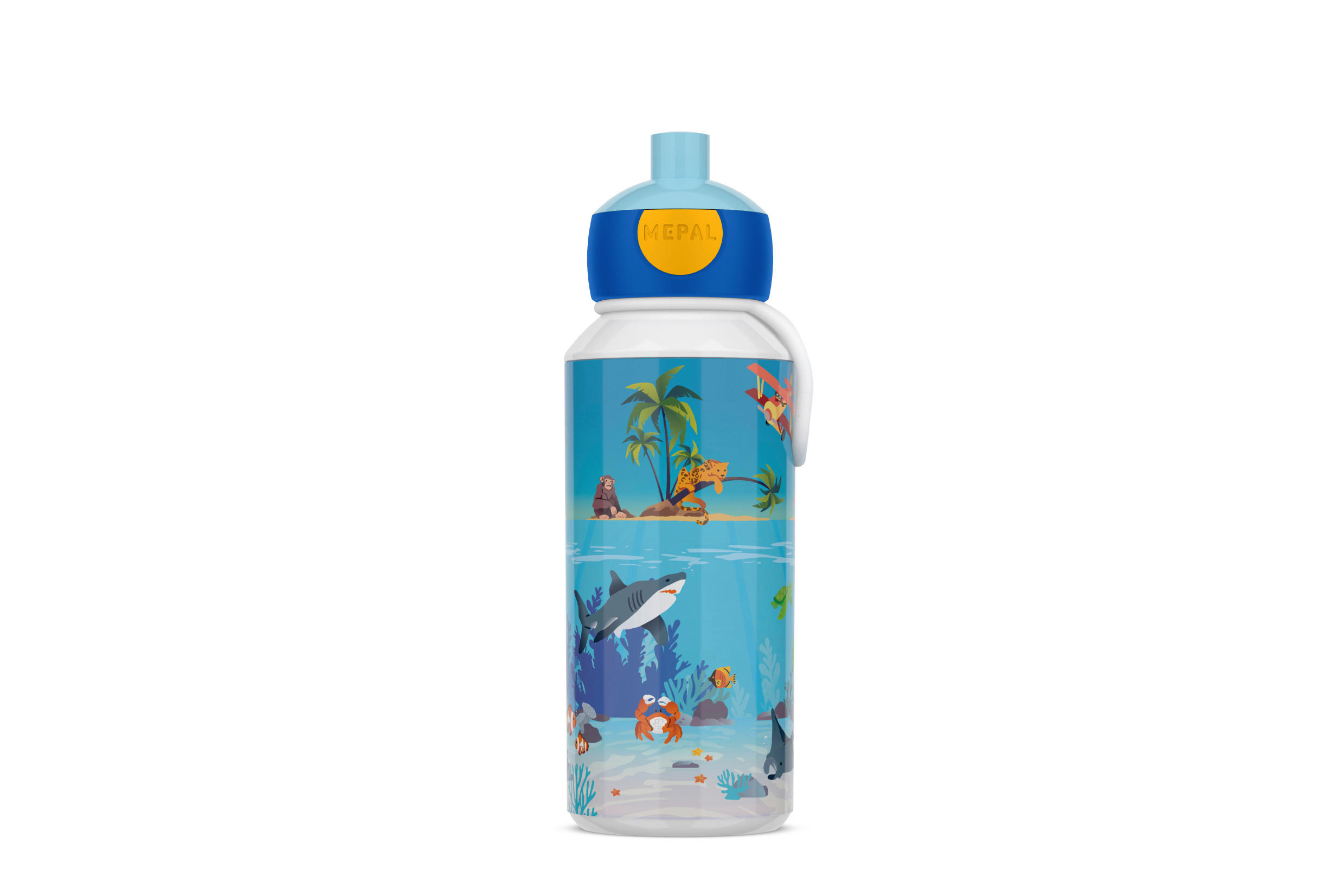 KINDERTRINKFLASCHE  - Design (6,4/7,0/18,4cm) - Mepal