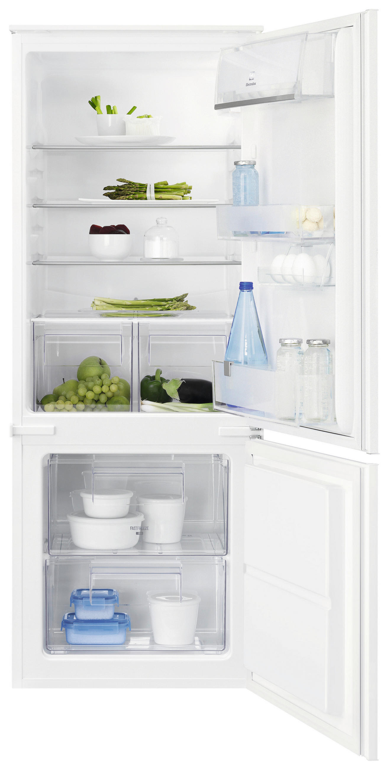KÜHL-GEFRIER-KOMBINATION LNT3LE14S  - Weiß, Basics, Kunststoff/Metall (54,9/144,1/54,9cm) - Electrolux