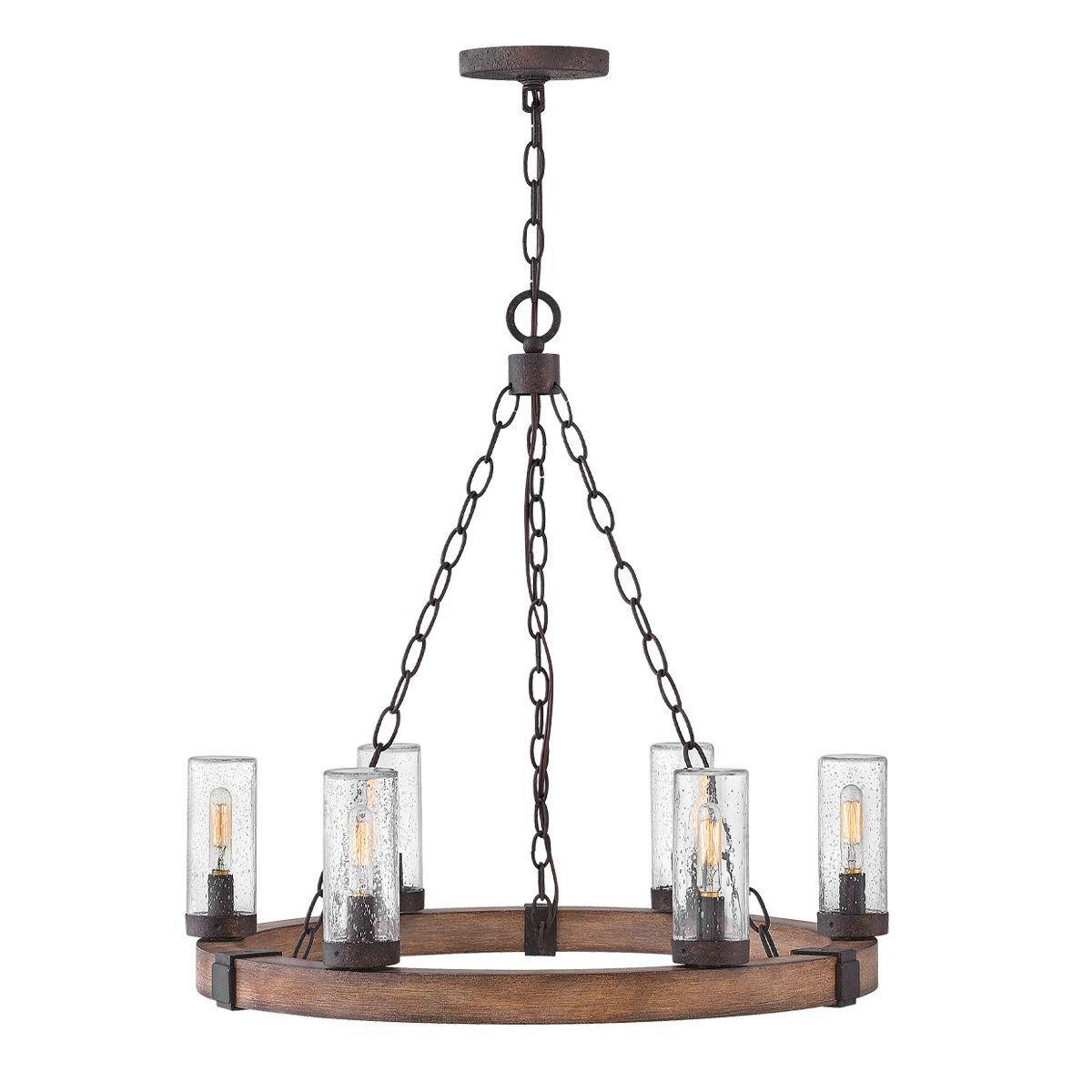 TAKKRONA Linara 59,1/61 cm  - skogsek/svart, Klassisk, metall/glas (59,1/61cm) - Elstead Lighting