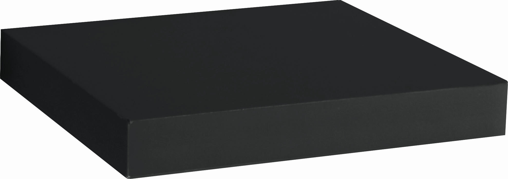 Wandboard Simple B: 23,5 Cm, Schwarz