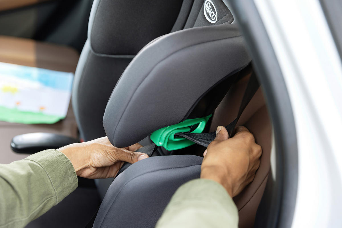 KINDERAUTOSITZ Junior Maxi R129  - Dunkelgrau, Basics, Kunststoff/Textil (39/46,3/64,5-85,5cm) - Graco