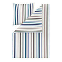 BETTWÄSCHE 2-teilig Curt Interlock-Jersey 155/220 cm  - Blau, Design, Textil (155/220cm) - Estella