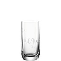ČAŠA ZA VODU  330 ml  - providno/bela, Osnovno, staklo (6,20/13,20/6,20cm) - Leonardo