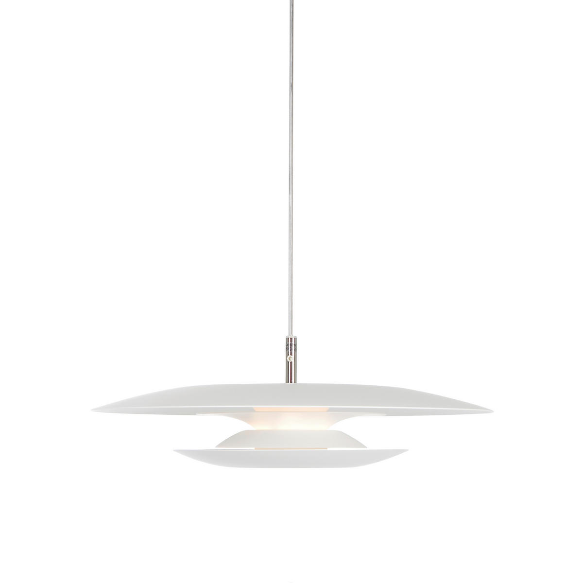 HÄNGLAMPA Eclipse 43/8,5 cm  - vit, Design, metall (43/8,5cm) - Belid