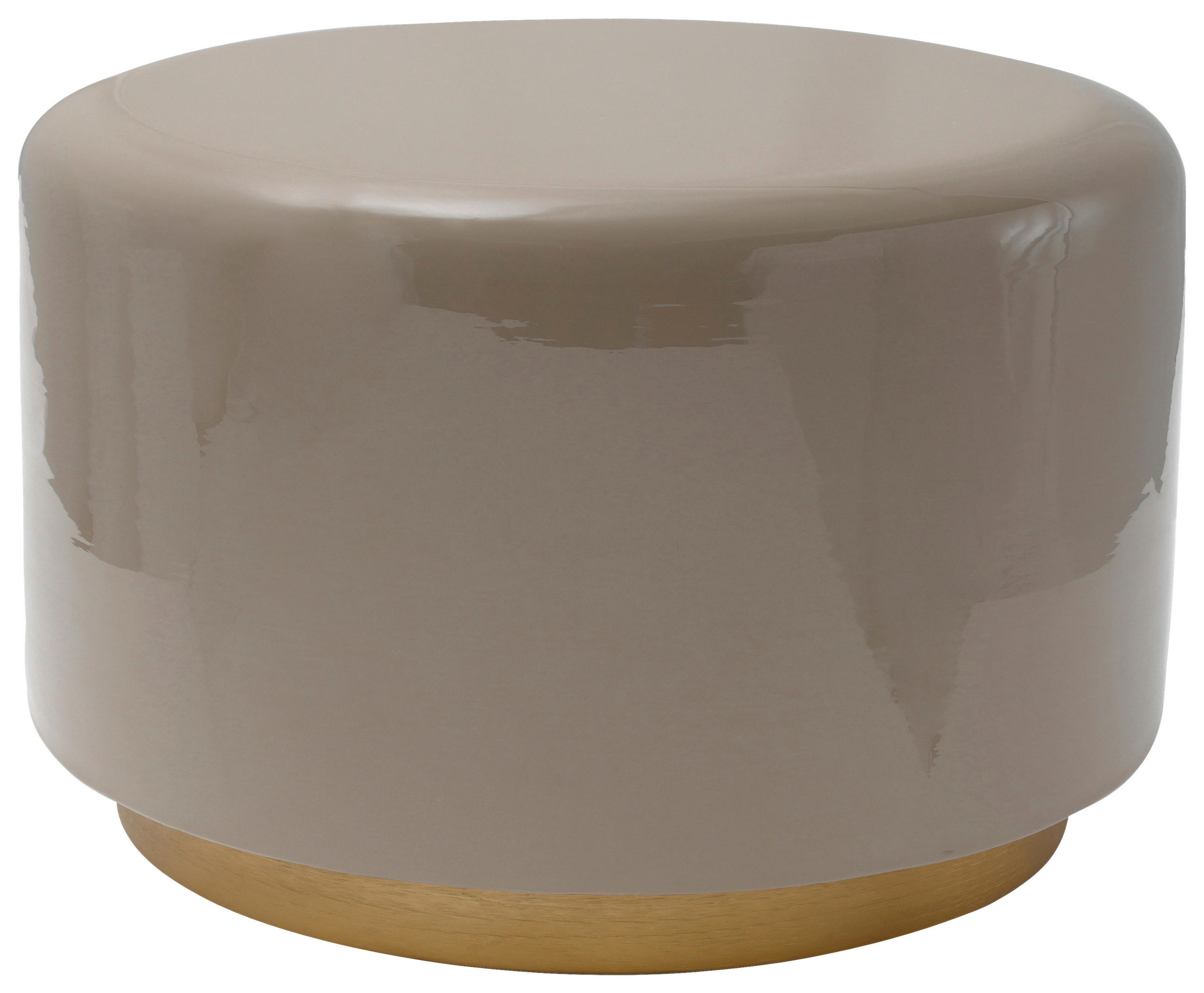 BEISTELLTISCH Metall  - Goldfarben/Grau, Design, Metall (51,5/43cm) - Kayoom