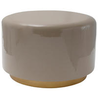 BEISTELLTISCH Metall  - Goldfarben/Grau, Design, Metall (51,5/43cm) - Kayoom