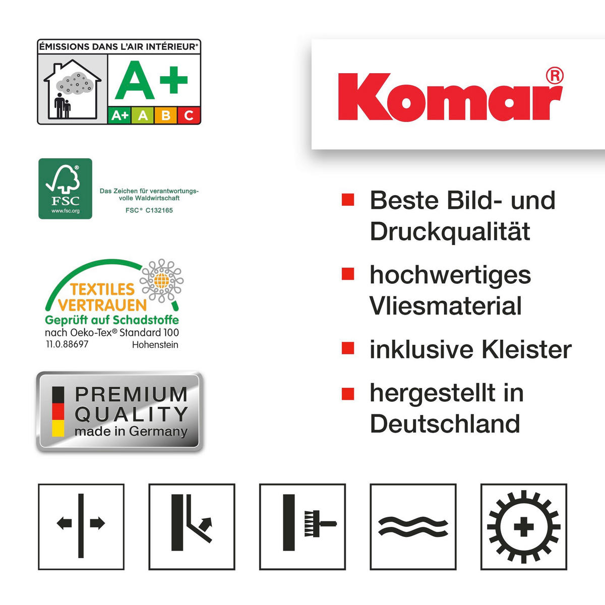 VLIESTAPETE  - Goldfarben/Grün, Design, Papier (300/250cm) - Komar