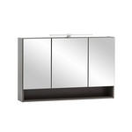 SPIEGELSCHRANK 100/64/20 cm  - Graphitfarben, Natur, Holzwerkstoff (100/64/20cm) - Xora