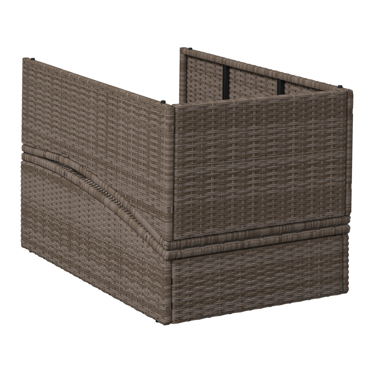 GARTENLIEGE 190/80/60 cm  - Beige, MODERN, Kunststoff/Textil (190/80/60cm) - Ambia Garden