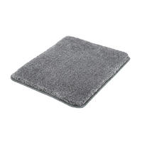 BADTEPPICH RELAX Anthrazit 55/65 cm  - Anthrazit, Basics, Kunststoff/Textil (55/65cm) - Kleine Wolke