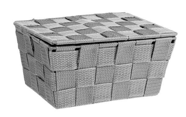 KOŠÍK sivá - sivá, Basics, plast (19/10/14cm)