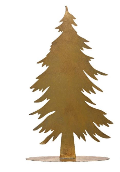 DEKOBAUM  - Goldfarben, Basics, Metall (15/36/65,00cm) - X-Mas