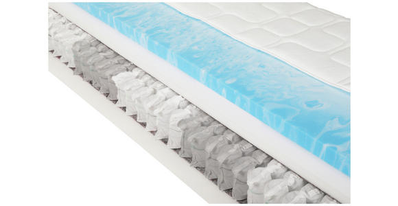 BOXSPRINGMATRATZE 160/200 cm Höhe ca.  - Weiß, Basics, Textil (160/200cm) - Xora