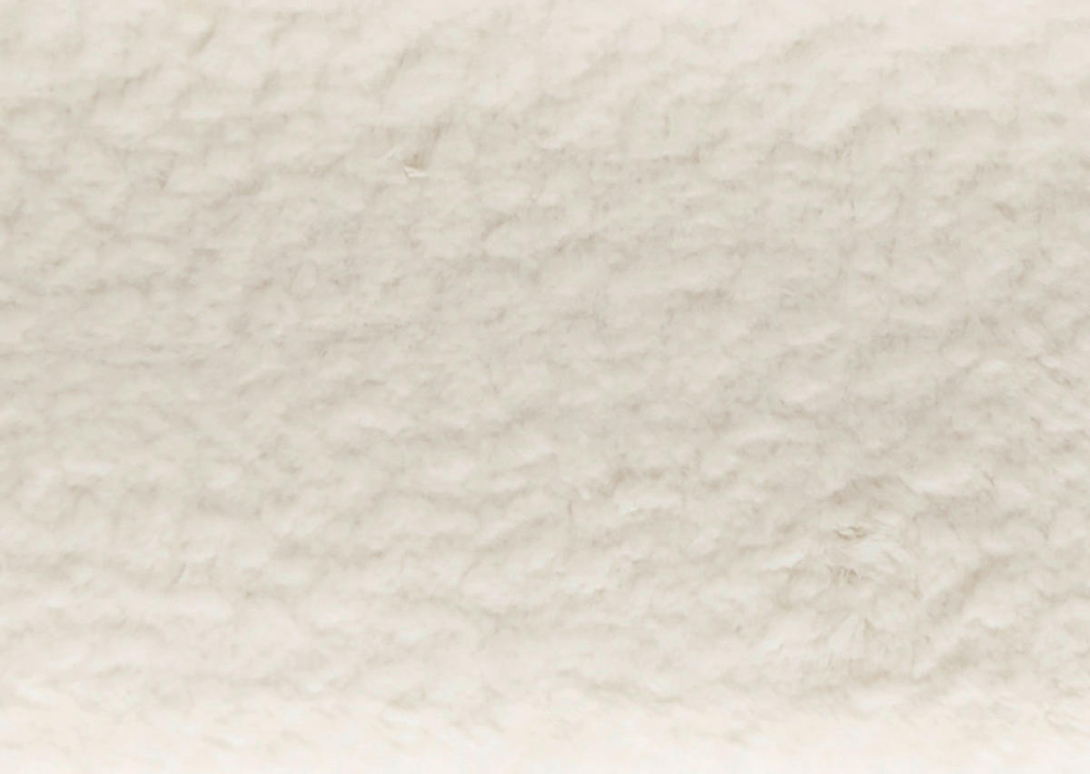 SESSEL in Teddystoff Creme  - Creme/Schwarz, Design, Textil/Metall (60/94/86cm) - Dieter Knoll