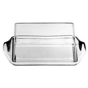 BUTTERDOSE Metall, Kunststoff - Edelstahlfarben/Transparent, Basics, Kunststoff/Metall (16/10cm) - WMF