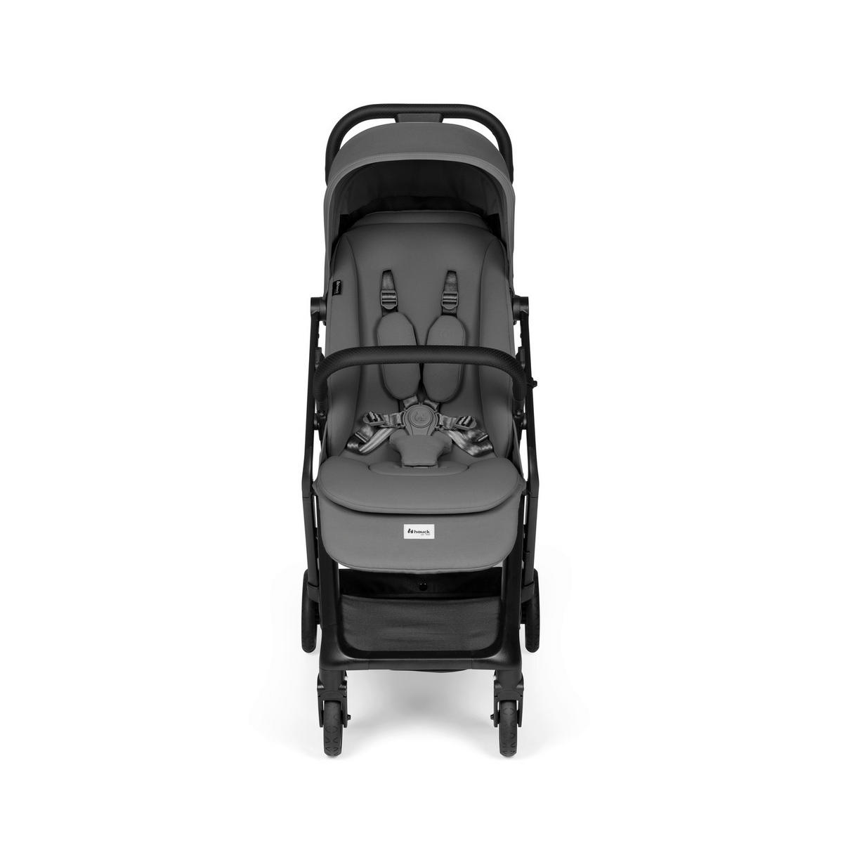 BUGGY Fly N Care  - Hellgrau/Schwarz, Basics, Textil/Metall (80/45/100cm) - Hauck