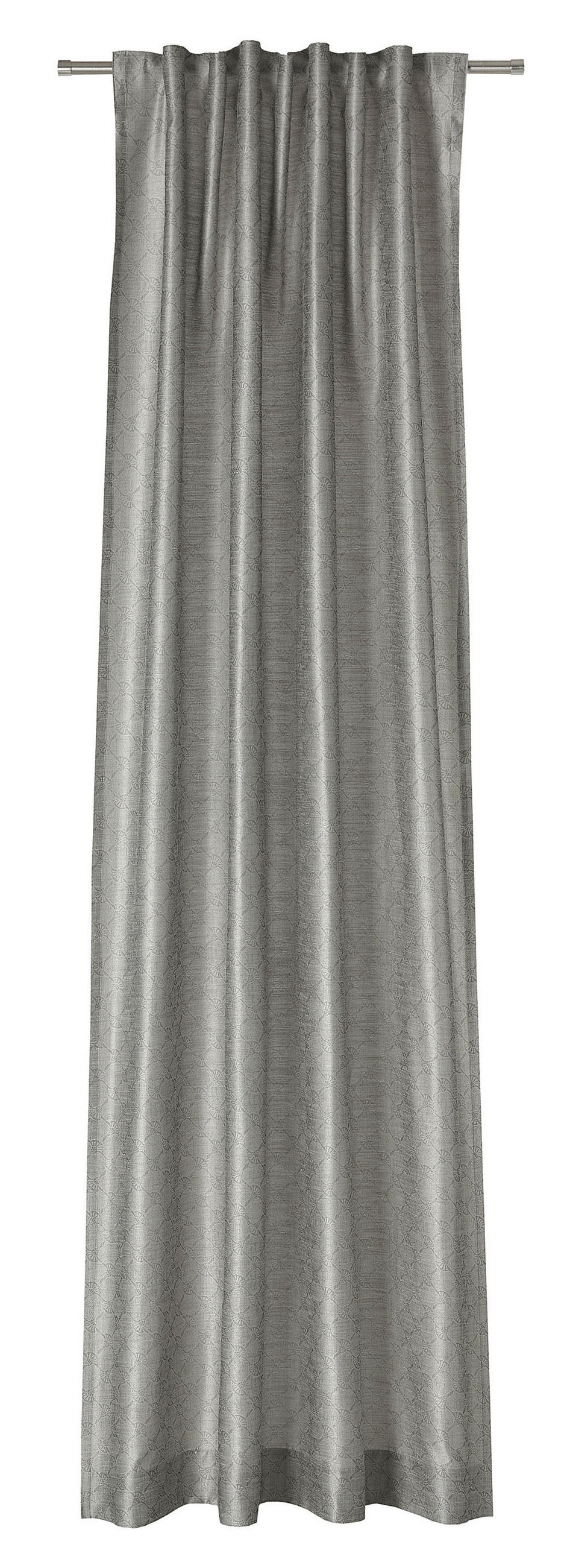 VORHANGSCHAL  blickdicht   130/250 cm  - Grau, Design, Textil (130/250cm) - Joop!