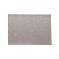 TISCHSET Vegan Leather Kunststoff Silberfarben, Hellgrau 46/33 cm  - Silberfarben/Hellgrau, Design, Kunststoff (46/33cm) - ASA