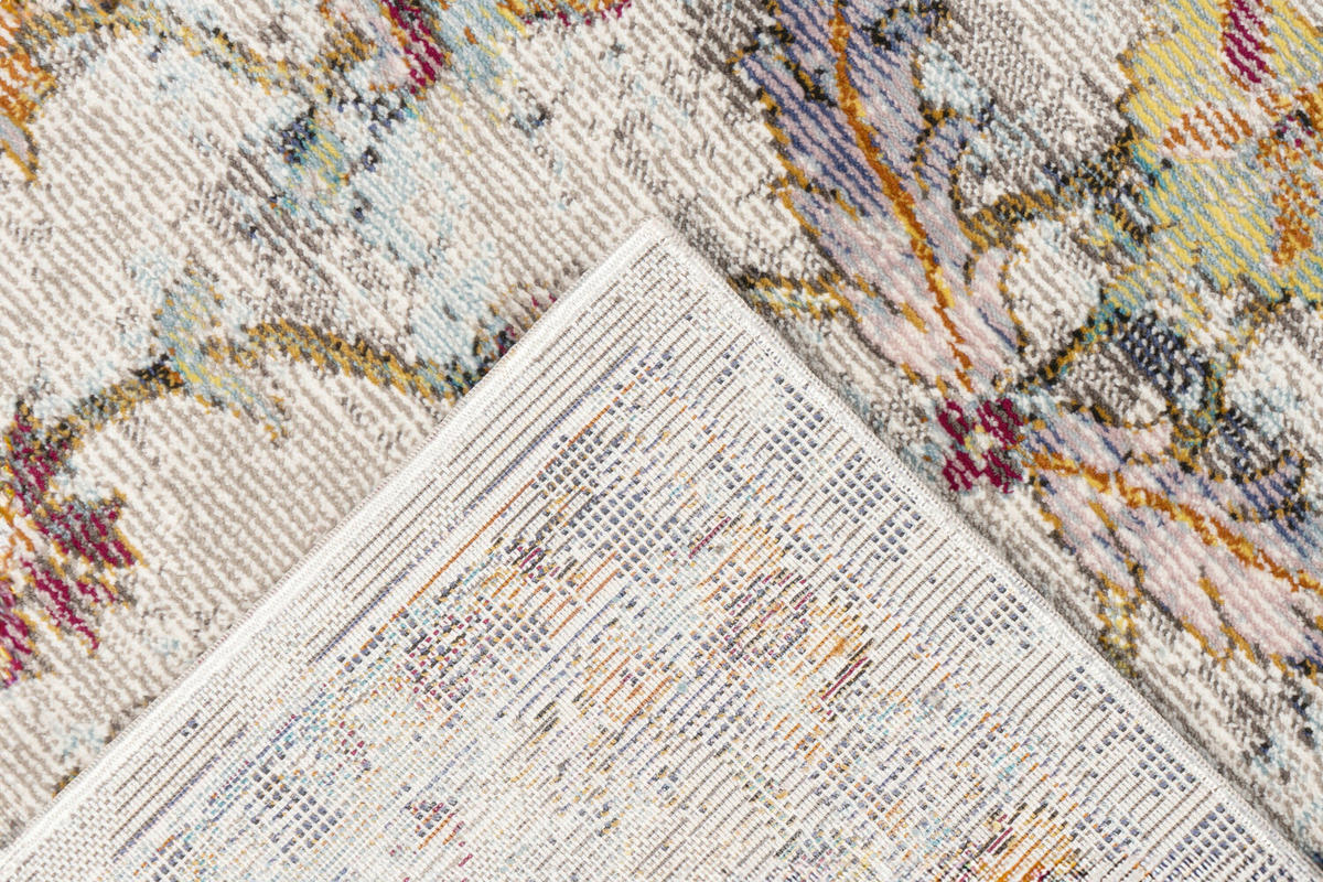 FLACHWEBETEPPICH 133/190 cm Multicolor rechteckig  - Multicolor, Basics, Textil (133/190cm) - Kayoom