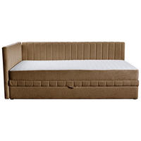 SCHLAFSOFA in Struktur Gelb  - Gelb/Schwarz, Design, Holz/Holzwerkstoff (212/83/99cm) - MID.YOU
