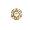 TANJIR          18/2,2/18 cm   - bela/braon, Konvencionalno, keramika (18/2,2/18cm) - Versace