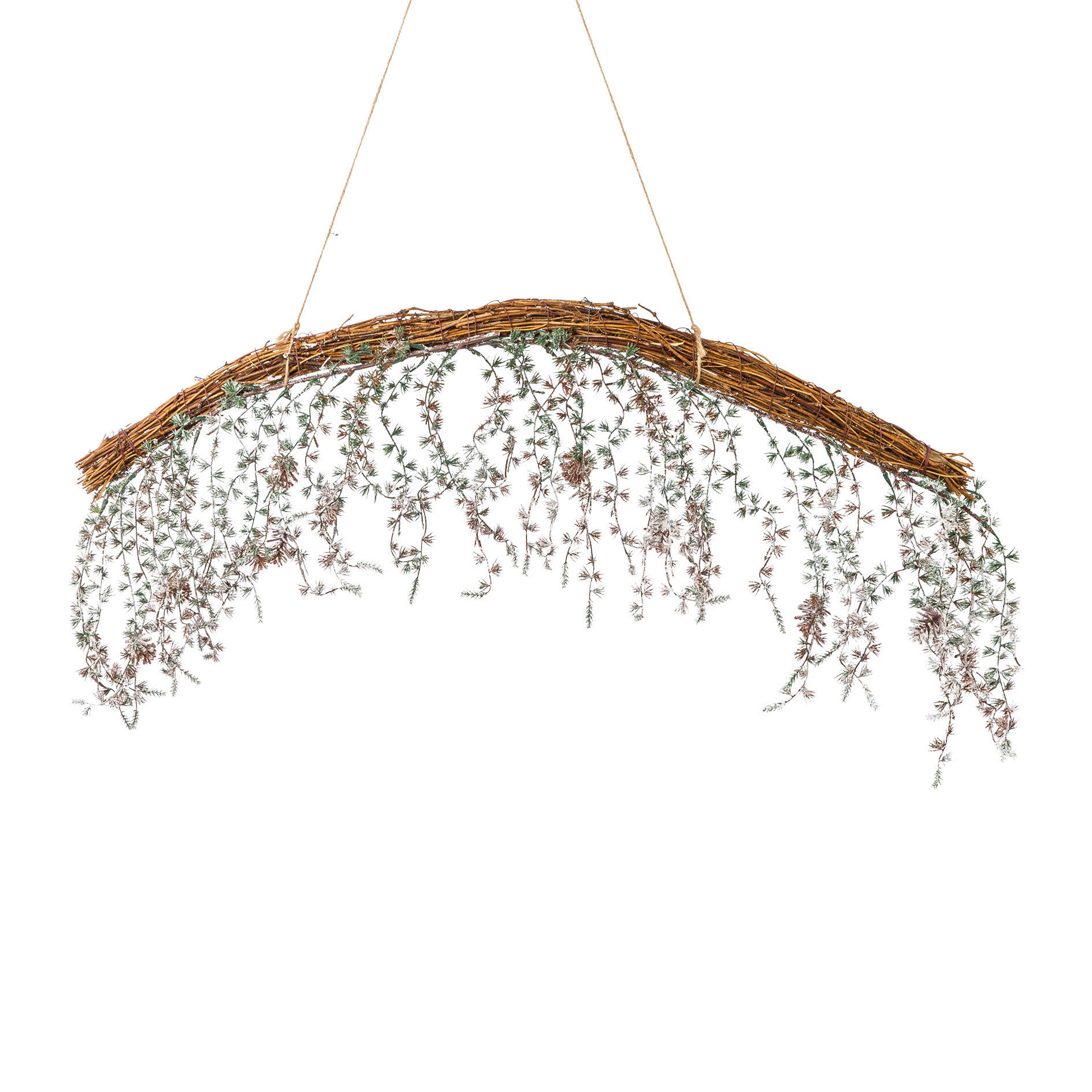 DEKOPFLANZE - Braun, Natur, Kunststoff (78/25cm) - X-Mas
