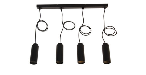 HÄNGELEUCHTE 65/9/120 cm  - Schwarz, Trend, Metall (65/9/120cm) - Novel