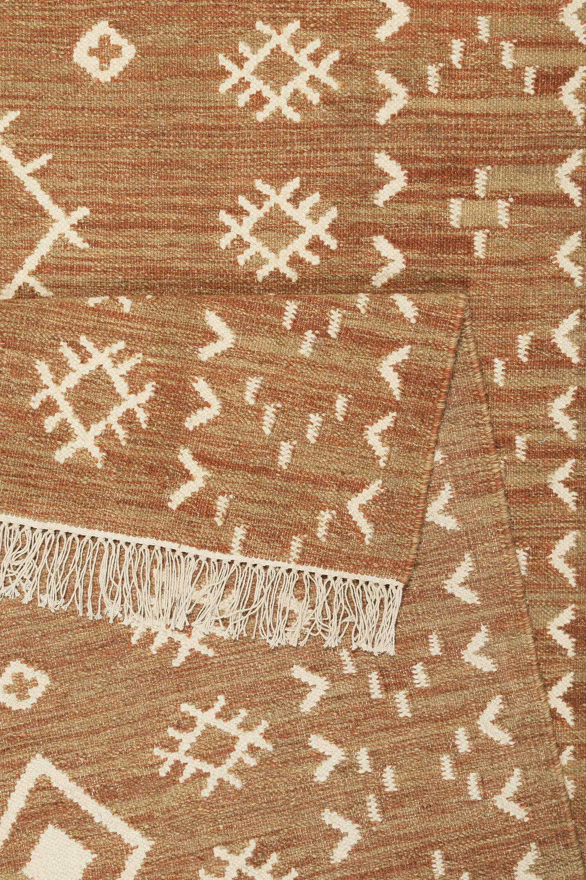 HANDWEBTEPPICH 130/190 cm Monaco Creme, Sahara rechteckig  - Creme/Sahara, Basics, Textil (130/190cm) - WECON HOME