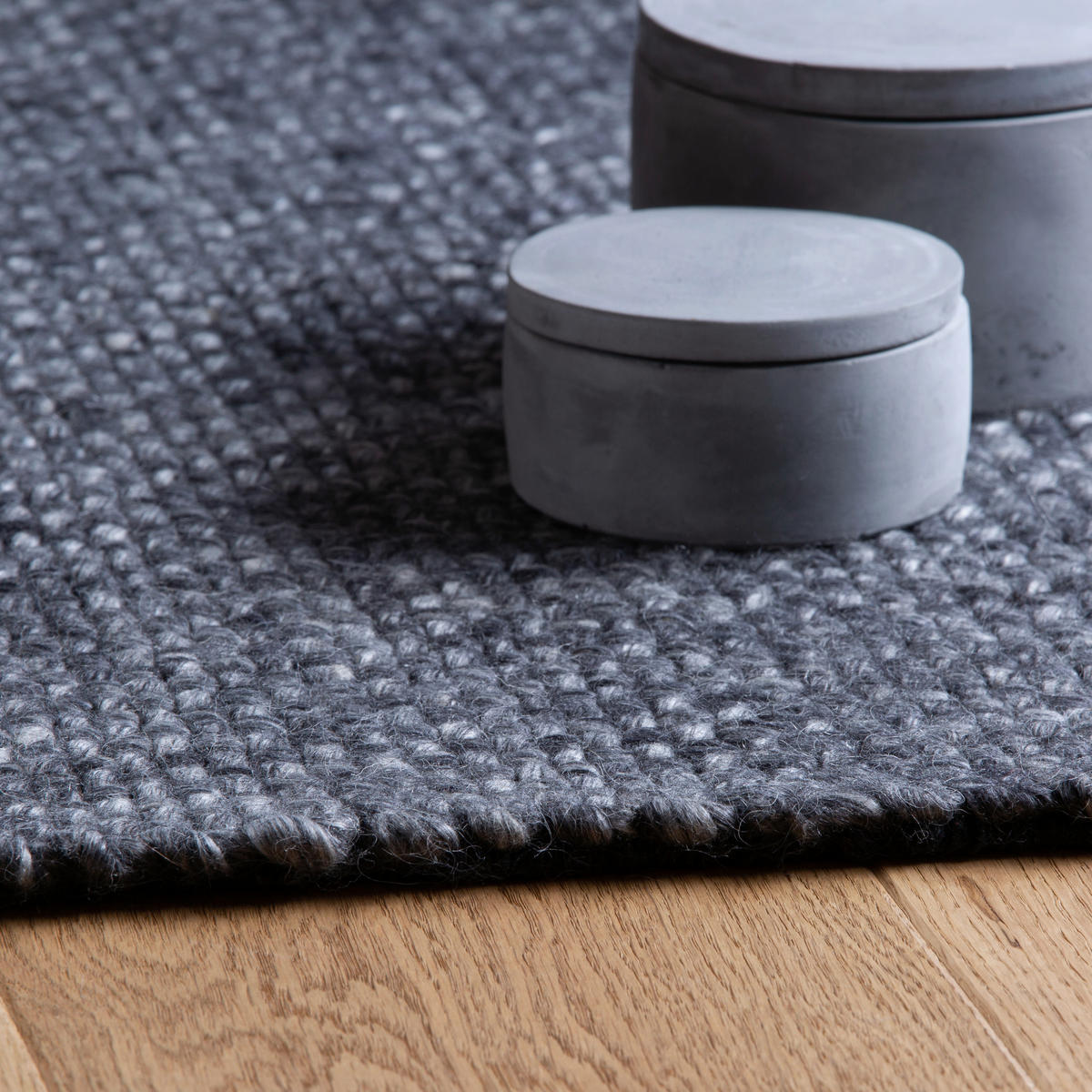 WEBTEPPICH 140/200 cm My Eskil Anthrazit  - Anthrazit, Design, Textil (140/200cm) - Obsession
