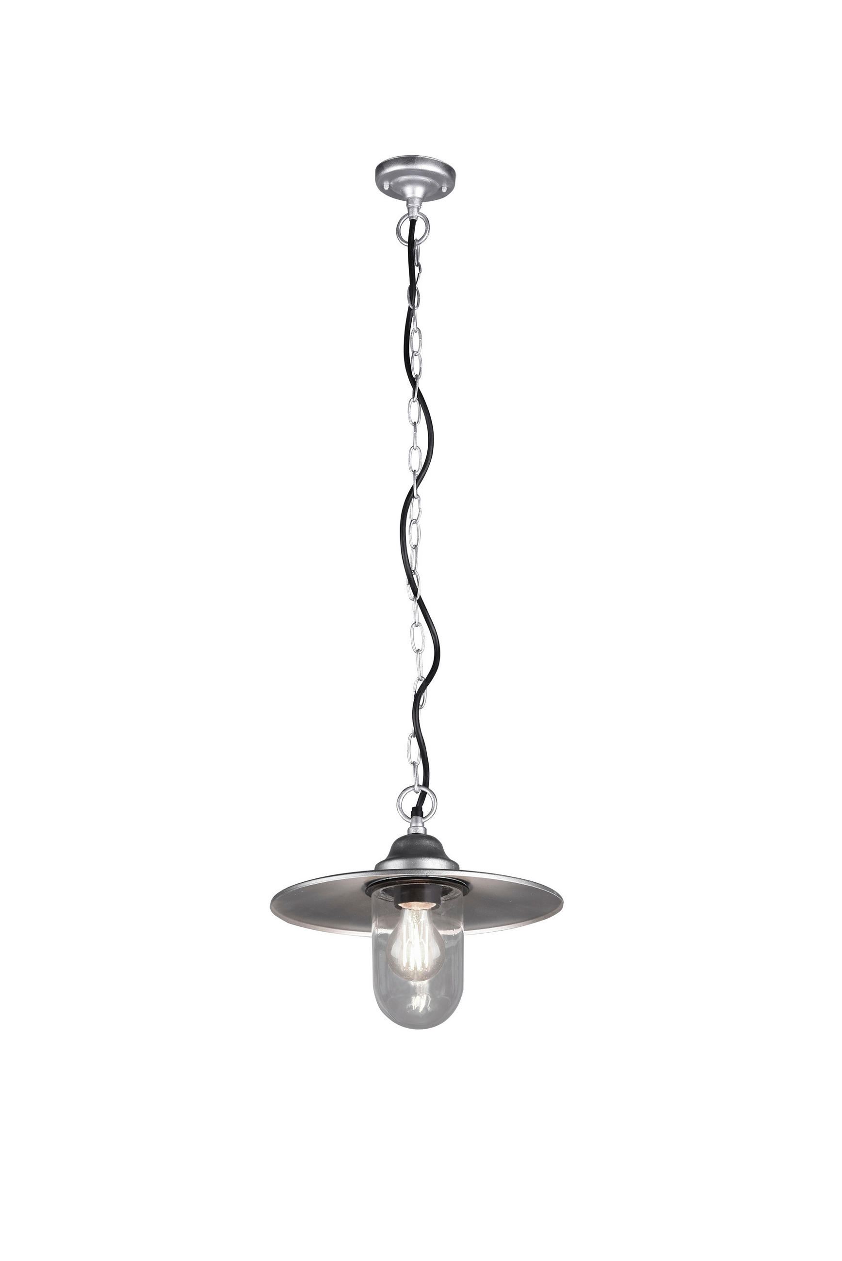 HÄNGLAMPA UTOMHUS Brenta 30/120 cm  - zinkfärgad, Trend, metall (30/120cm) - Trio Leuchten