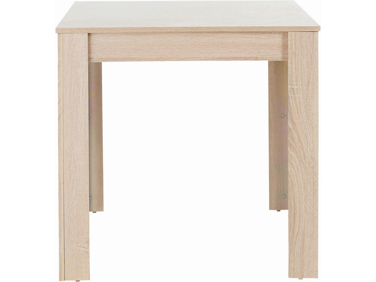 ESSTISCH in Holzwerkstoff  - Eichefarben, Design, Holzwerkstoff (80/75/80cm) - MID.YOU