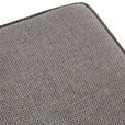 HOCKER in Textil Graubraun  - Eichefarben/Graubraun, Design, Holz/Textil (55/44/55cm) - Carryhome