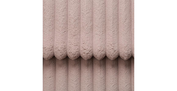 SCHLAFSOFA Cord Rosa  - Schwarz/Rosa, KONVENTIONELL, Kunststoff/Textil (246/90/105cm) - Carryhome
