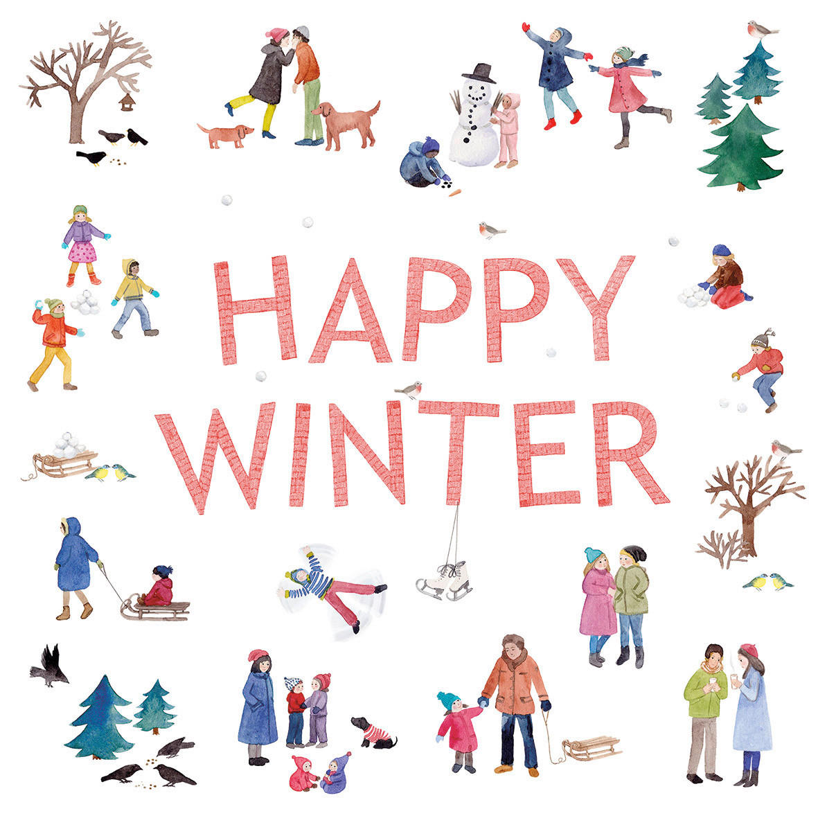 SERVIETTE  17.5/17.5 cm   - Multicolor, Basics, Papier (17.5/17.5cm)