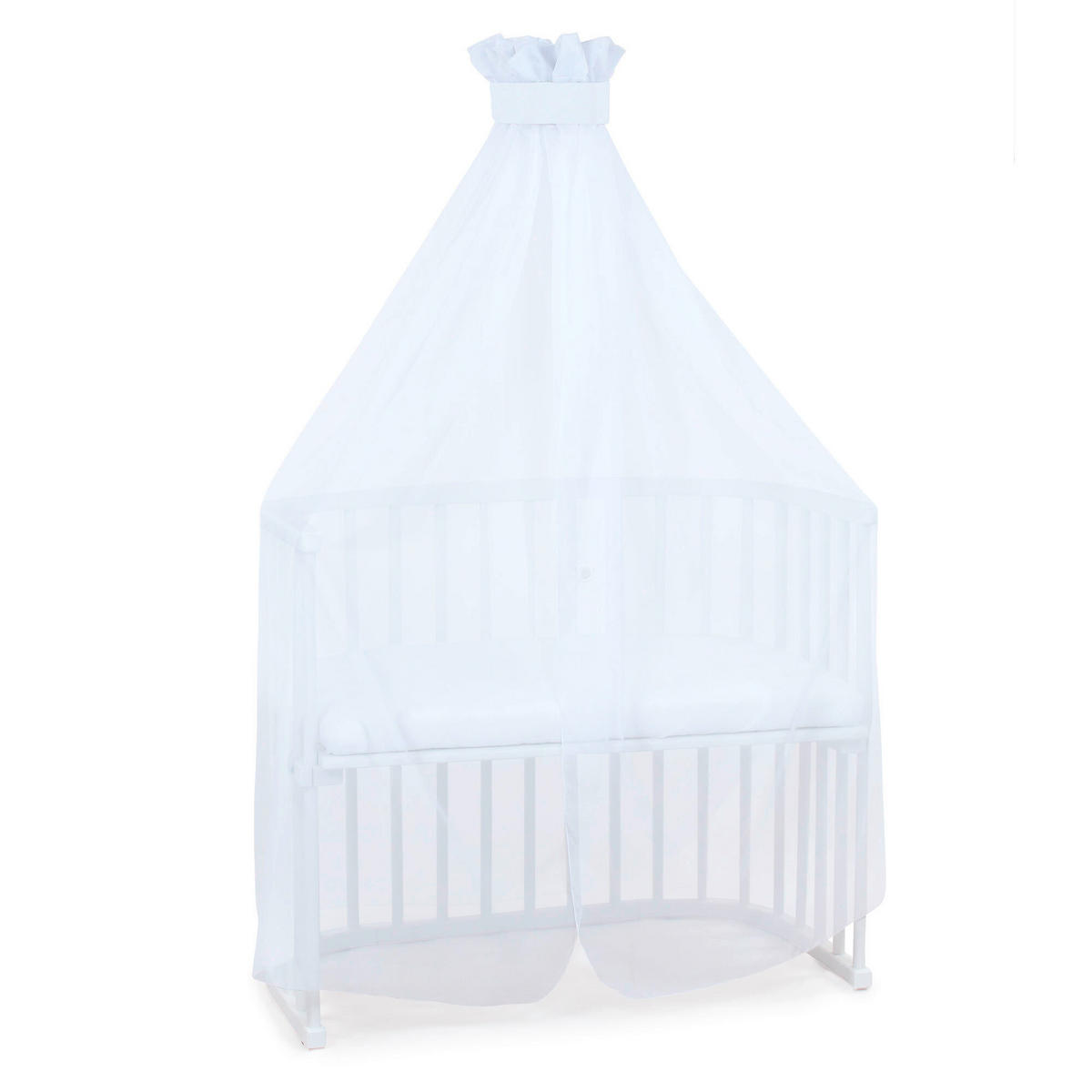MOSKITONETZ  - Weiß, Basics, Textil (310/160/0,1cm) - Babybay
