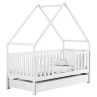 HAUSBETT Lattenrost, Matratzen 90/200 cm  - Birkefarben/Weiß, Basics, Holz/Holzwerkstoff (90/200cm) - Boxxx