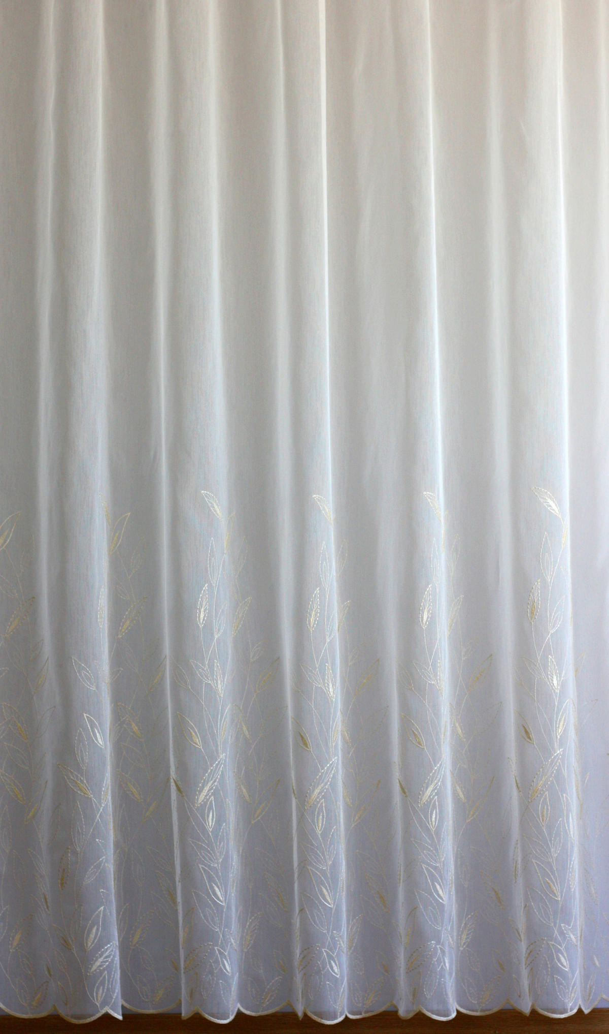 Perdea Tip Plasă  - ecru, Basics, textil (280cm)