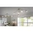 LED-DECKENLEUCHTE - Chromfarben, Design, Kunststoff (75/25/45cm) - Novel