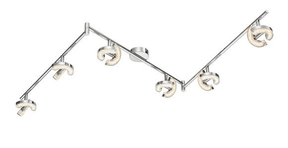 LED-STRAHLER - Weiß, Design, Kunststoff/Metall (11/180cm) - Novel