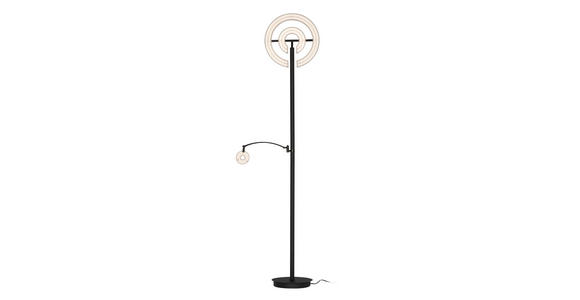 LED-DECKENFLUTER 40/180 cm    - Schwarz, KONVENTIONELL, Kunststoff/Metall (40/180cm) - Dieter Knoll