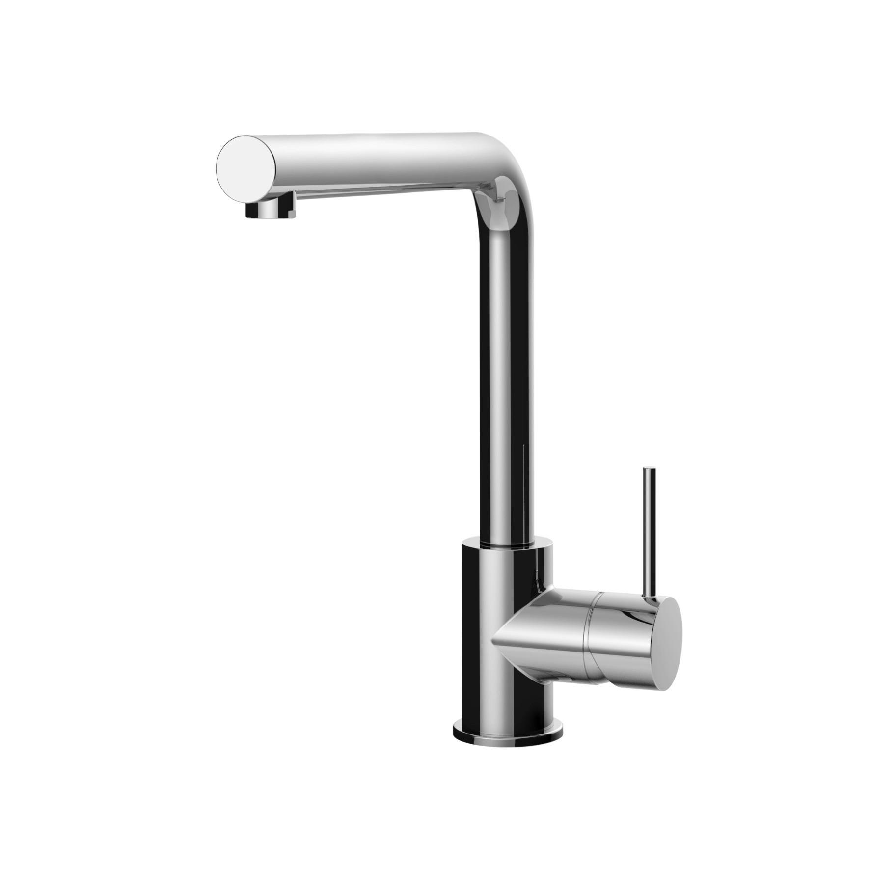 KÜCHENARMATUR - Chromfarben, Basics, Metall (26/32cm) - HKT