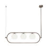 PENDELLEUCHTE 89/25,5/137 cm    - Weiss/Nickelfarben, Trend, Glas/Metall (89/25,5/137cm) - MAYTONI