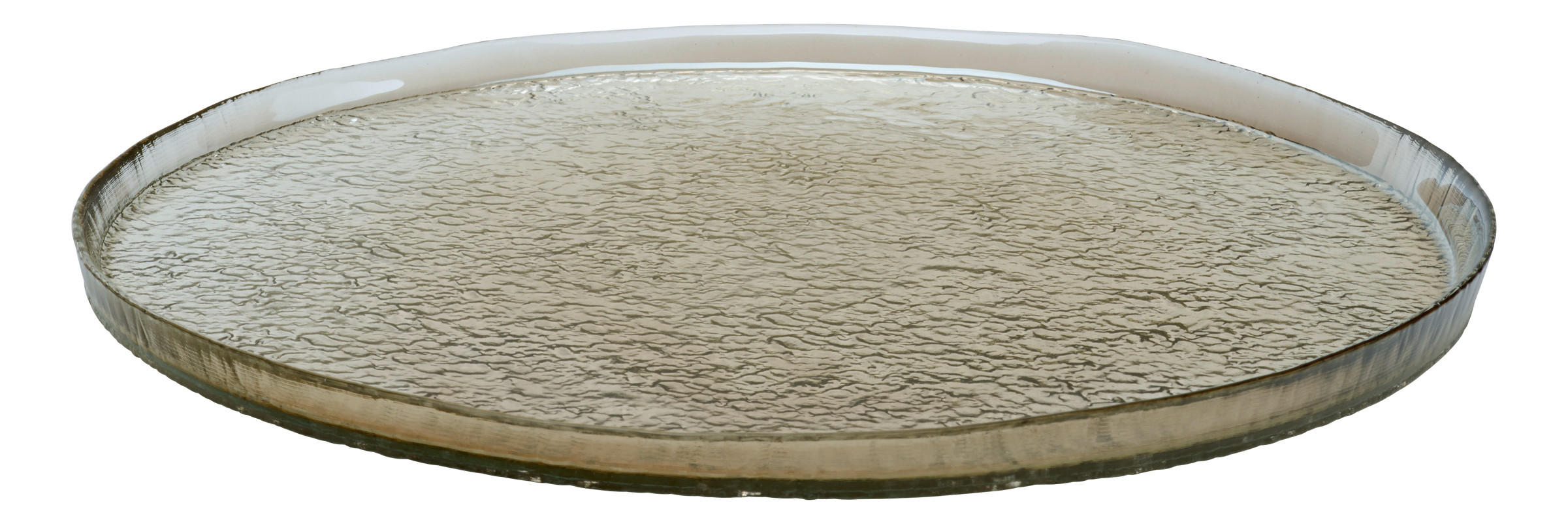 PLATTE Luzia 32/2 cm  - Braun, KONVENTIONELL, Glas (32/2cm) - Ritzenhoff Breker