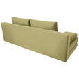 SCHLAFSOFA Taras  mit Stoffauswahl Webstoff Grün  - Schwarz/Grün, Design, Kunststoff/Textil (197/77/81cm) - Xora