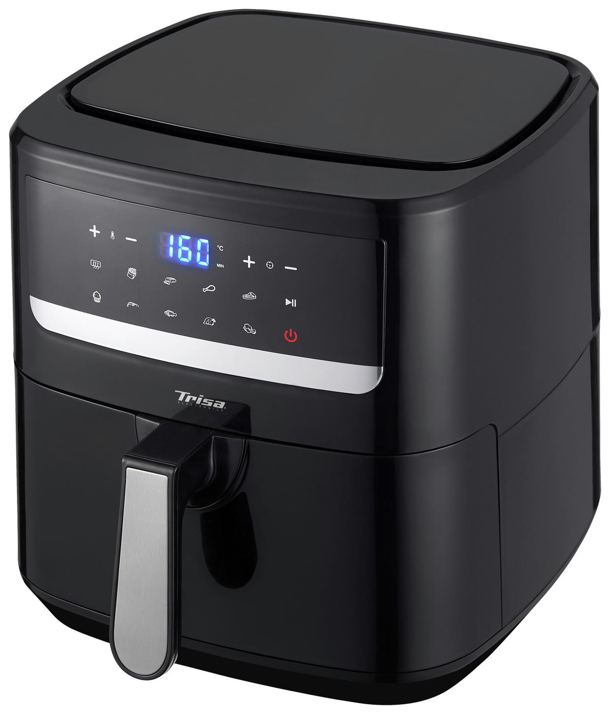 HEIßLUFTFRITTEUSE 7,5 L  - Schwarz, KONVENTIONELL, Kunststoff (38,3/32,2/32,7cm) - Trisa Electronics